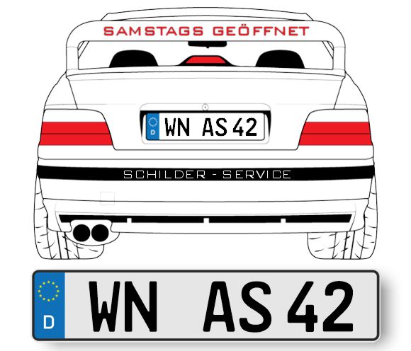 Kfz Kennzeichen am Samstag ⇶ WN | BK Rems Murr Kreis
