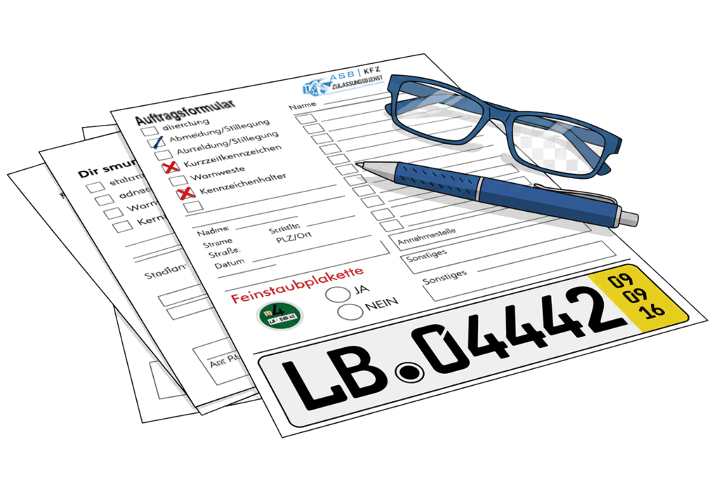 Gültigkeitsdauer eines Kurzzeitkennzeichen